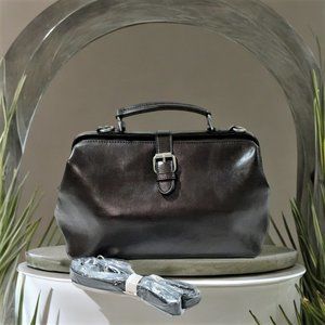 Retro Faux Leather Shoulder Bag